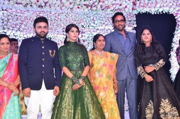 Celebs at Talasani Srinivas Yadav Daughter Wedding Reception